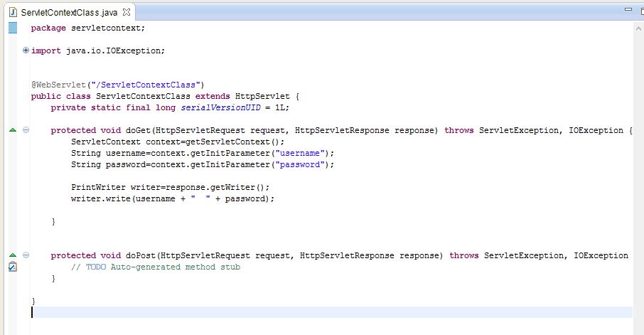 Servlet Context Kullanımı