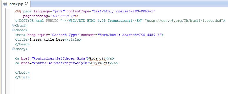 Dispatcher Servlet Kullanımı
