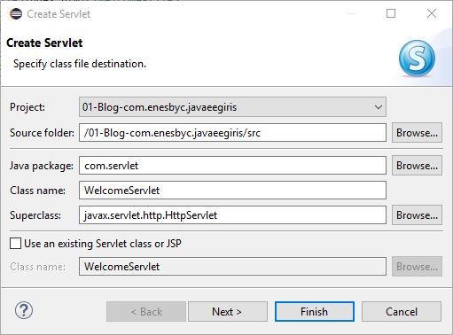 Dynamic Web Projesi Oluşturma