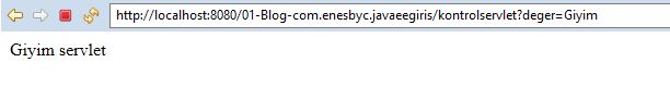 Dispatcher Servlet Kullanımı
