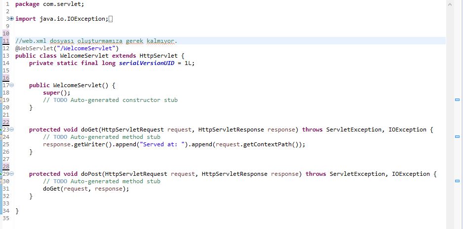 Dynamic Web Projesi Oluşturma